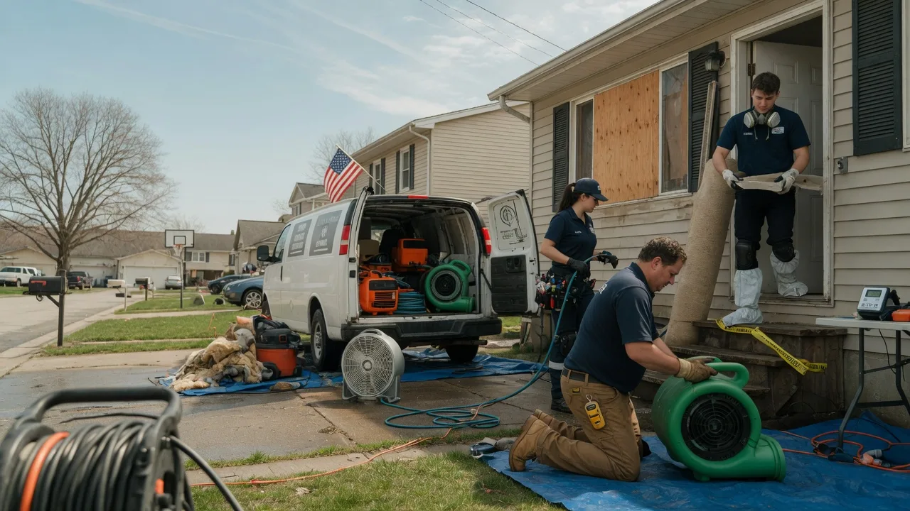 Water Damage Restoration in New Plymouth, OH near me